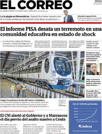 Portada El Correo 2026-09-10