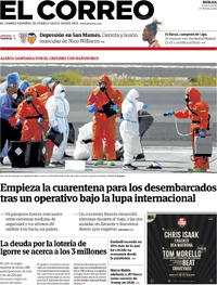 Portada El Correo 2026-05-11
