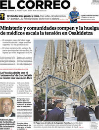 Portada El Correo 2026-06-11