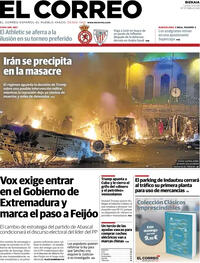 Portada El Correo 2026-01-12