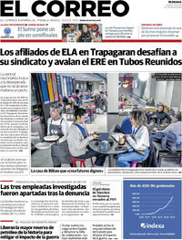 Portada El Correo 2026-03-12