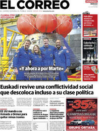 Portada El Correo 2026-04-12