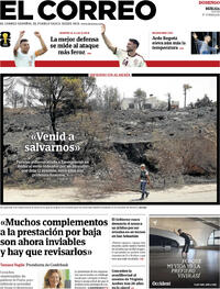 Portada El Correo 2026-07-12
