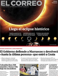 Portada El Correo 2026-08-12