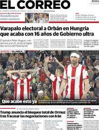 Portada El Correo 2026-04-13