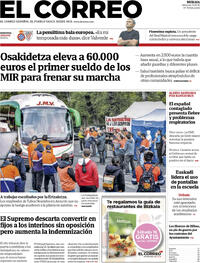 Portada El Correo 2026-05-13