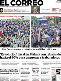 Portada El Correo 2026-06-13