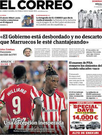 Portada El Correo 2026-09-13