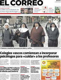 Portada El Correo 2026-02-14