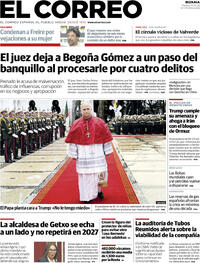 Portada El Correo 2026-04-14