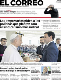 Portada El Correo 2026-05-14