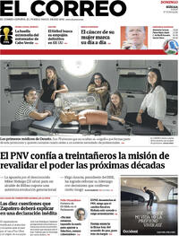Portada El Correo 2026-06-14