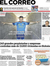 Portada periódico El Correo