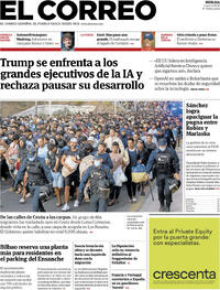 Portada El Correo 2026-09-14