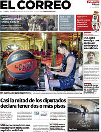 Portada El Correo 2026-02-15