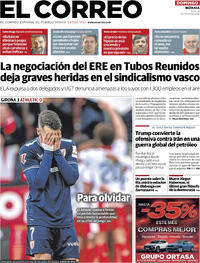 Portada El Correo 2026-03-15