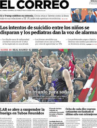 Portada El Correo 2026-05-15
