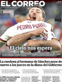 Portada El Correo 2026-07-15