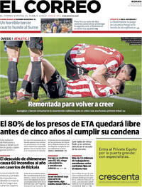 Portada El Correo 2026-02-16