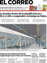 Portada El Correo 2026-05-16