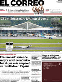 Portada El Correo 2026-09-16