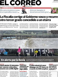 Portada El Correo 2026-02-17
