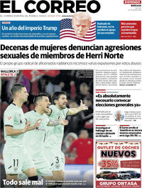 Portada El Correo 2026-01-18