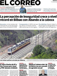 Portada El Correo 2026-02-18