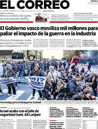 Portada El Correo 2026-03-18