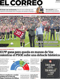 Portada El Correo 2026-05-18