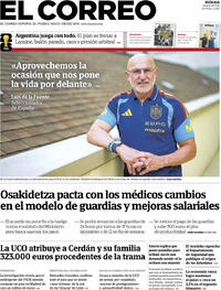 Portada El Correo 2026-07-18