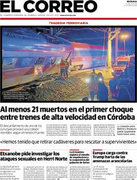 Portada El Correo 2026-01-19