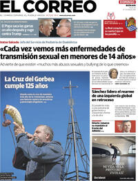 Portada El Correo 2026-04-19