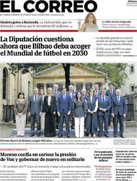 Portada El Correo 2026-05-19