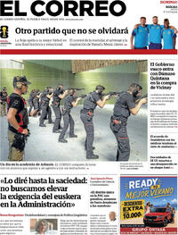 Portada El Correo 2026-07-19