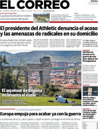 Portada El Correo 2026-03-20