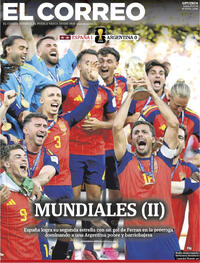 Portada El Correo 2026-07-20
