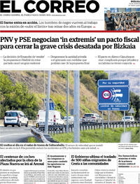 Portada El Correo 2026-08-20