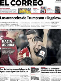 Portada El Correo 2026-02-21