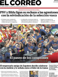 Portada El Correo 2026-07-21