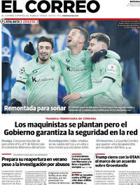 Portada El Correo 2026-01-22
