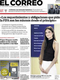 Portada El Correo 2026-05-22