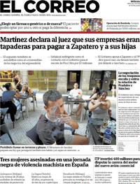 Portada El Correo 2026-07-22