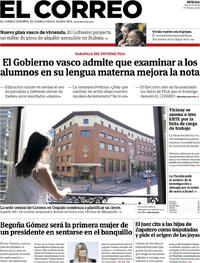 Portada El Correo 2026-09-22
