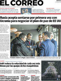 Portada El Correo 2026-01-23