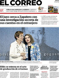 Portada El Correo 2026-05-23