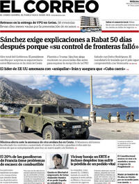 Portada El Correo 2026-09-23