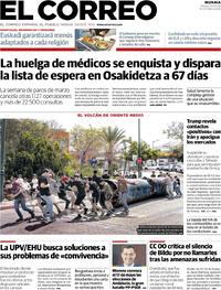 Portada El Correo 2026-03-24