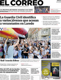 Portada El Correo 2026-08-24