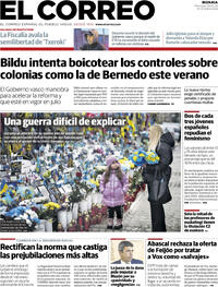 Portada El Correo 2026-02-25